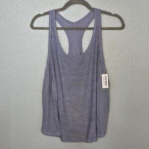 NWT Old Navy Active Breathe On Racerback Tank - XL Heather Blue